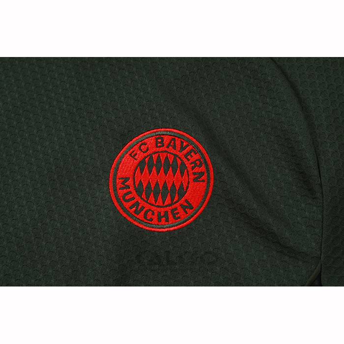 Tuta da Track Bayern Monaco Manica Corta 2025-2026 Verde - Pantaloncini